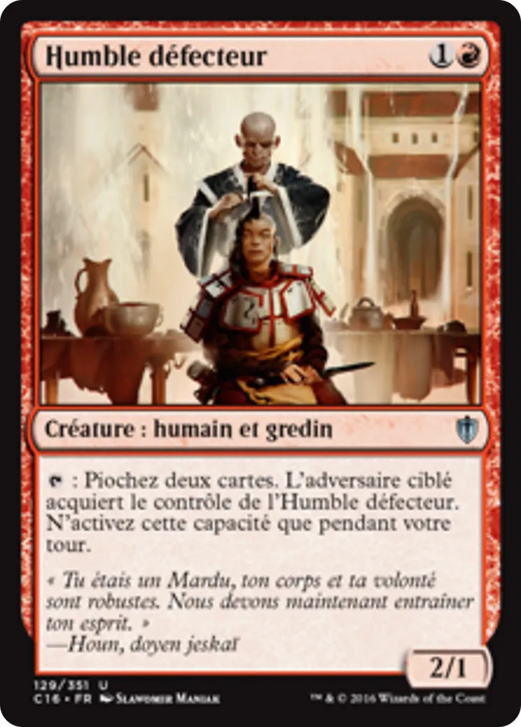 Humble défecteur — Commander 2016 — Magic: The Gathering