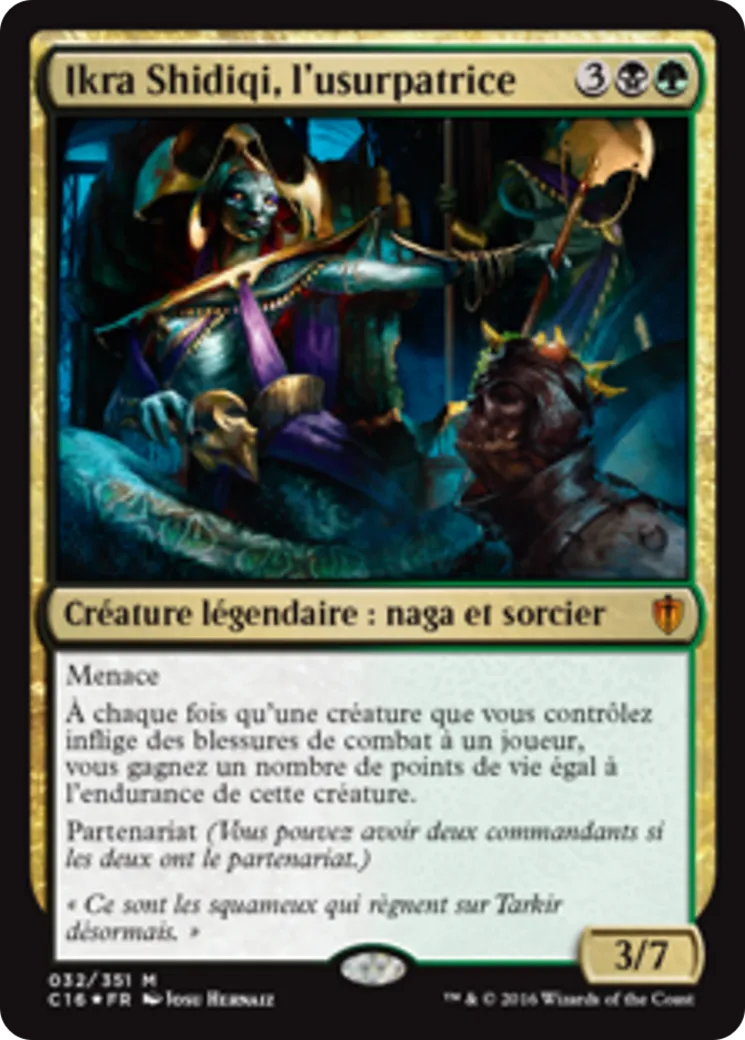 Ikra Shidiqi, l'usurpatrice — Commander 2016 — Magic: The Gathering