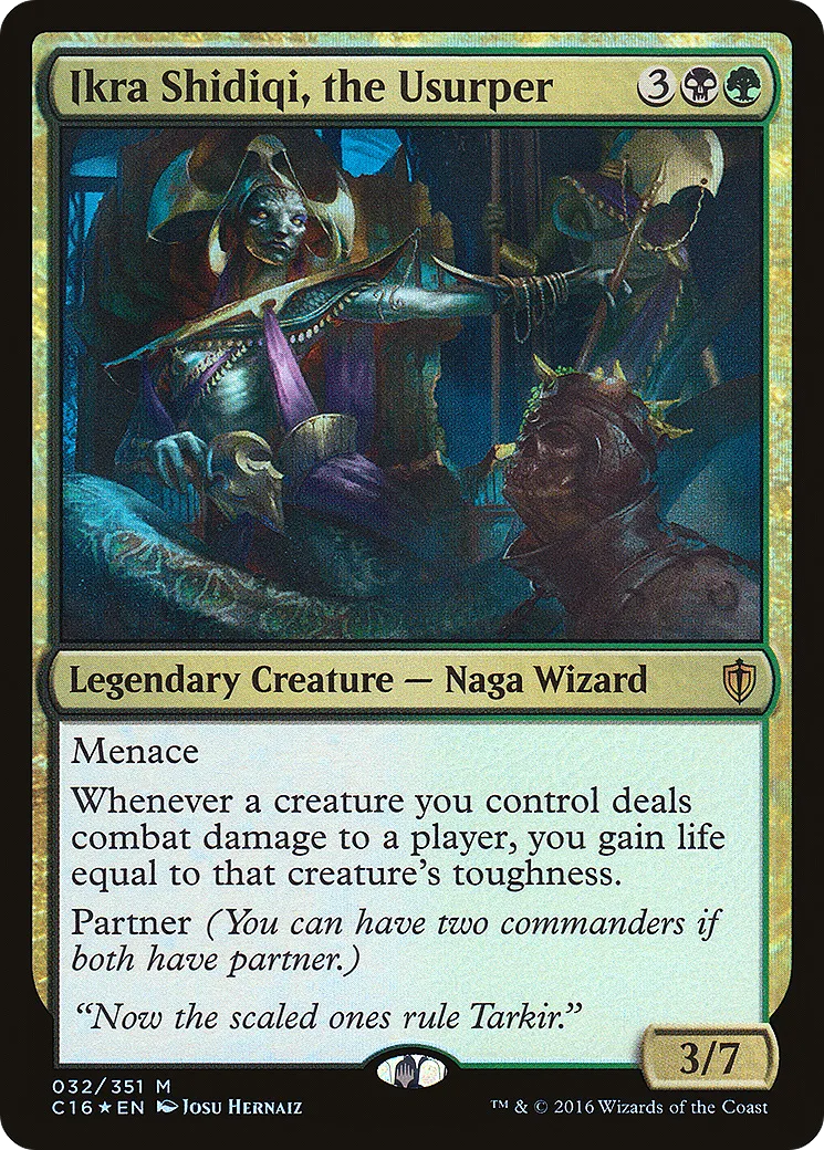 Ikra Shidiqi, the Usurper — Commander 2016 — Magic: The Gathering