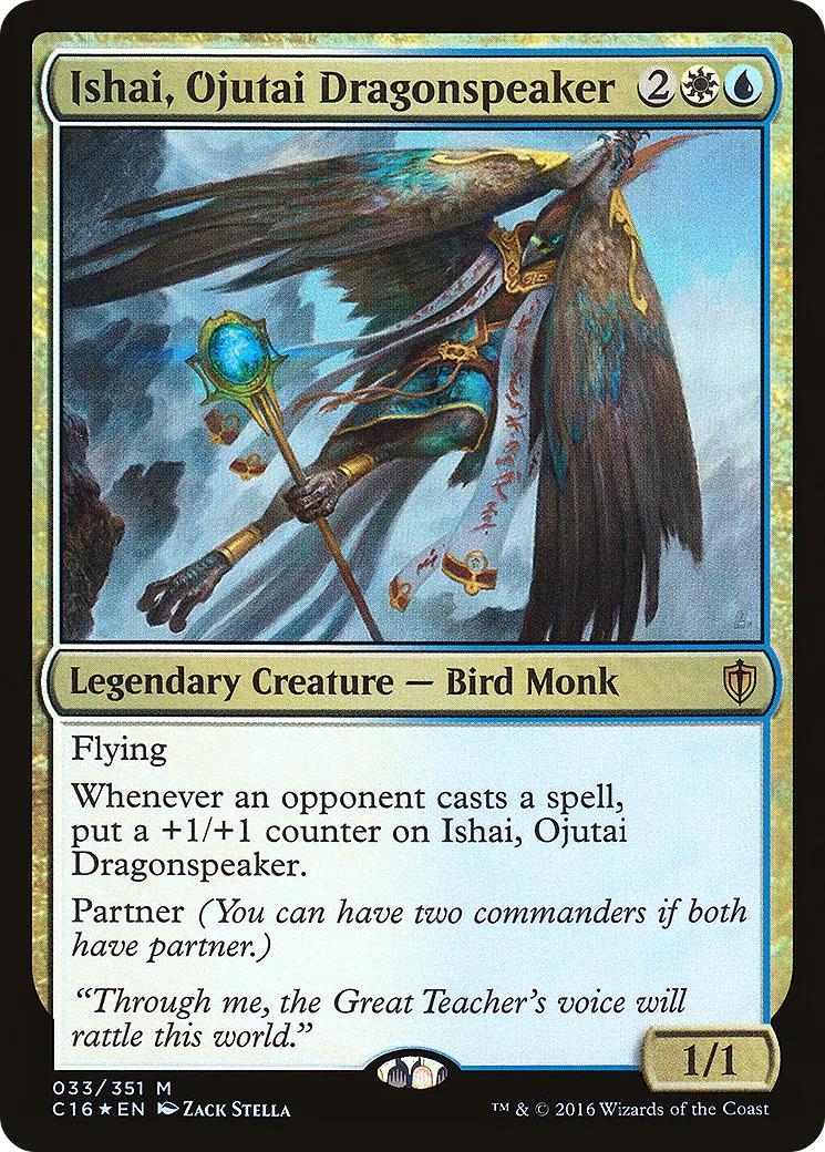 Ishai, Ojutai Dragonspeaker — Commander 2016 — Magic: The Gathering