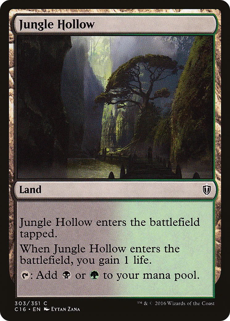 Jungle Hollow — Commander 2016 — Magic: The Gathering