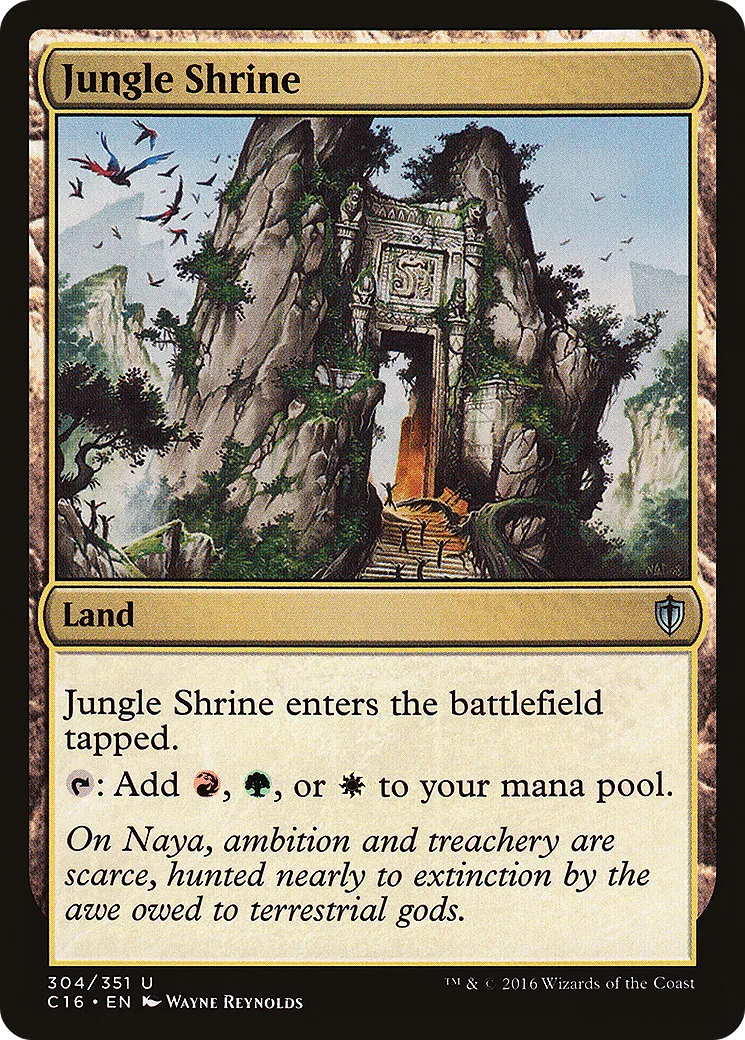 Jungle Shrine — Commander 2016 — Magic: The Gathering