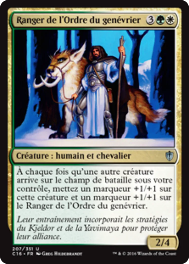 Ranger de l'Ordre du genévrier — Commander 2016 — Magic: The Gathering