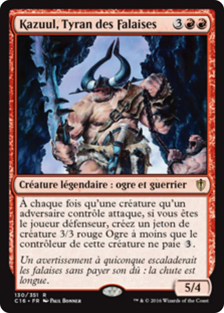 Kazuul, Tyran des Falaises — Commander 2016 — Magic: The Gathering