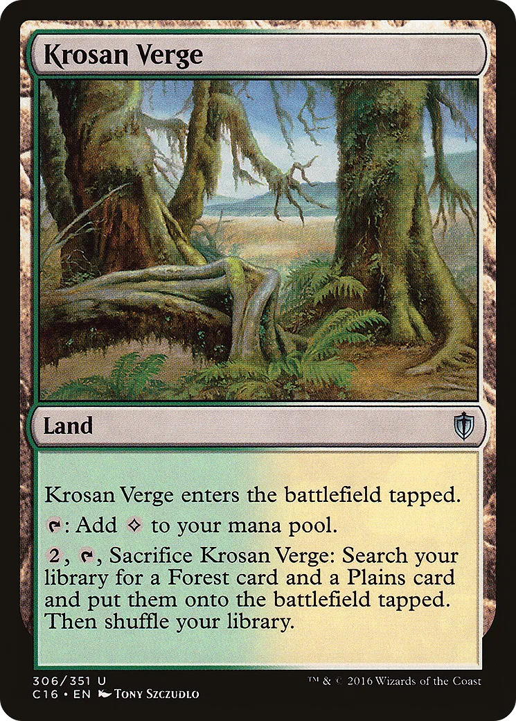 Krosan Verge — Commander 2016 — Magic: The Gathering