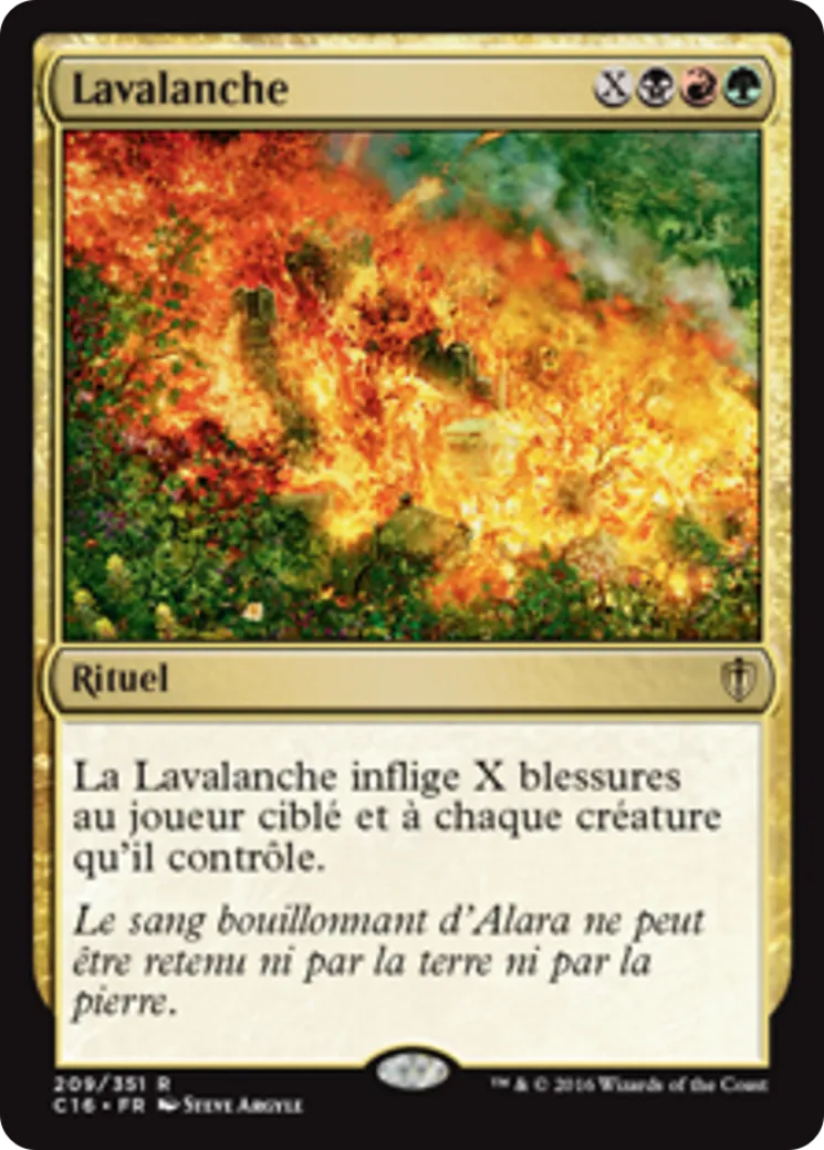Lavalanche — Commander 2016 — Magic: The Gathering