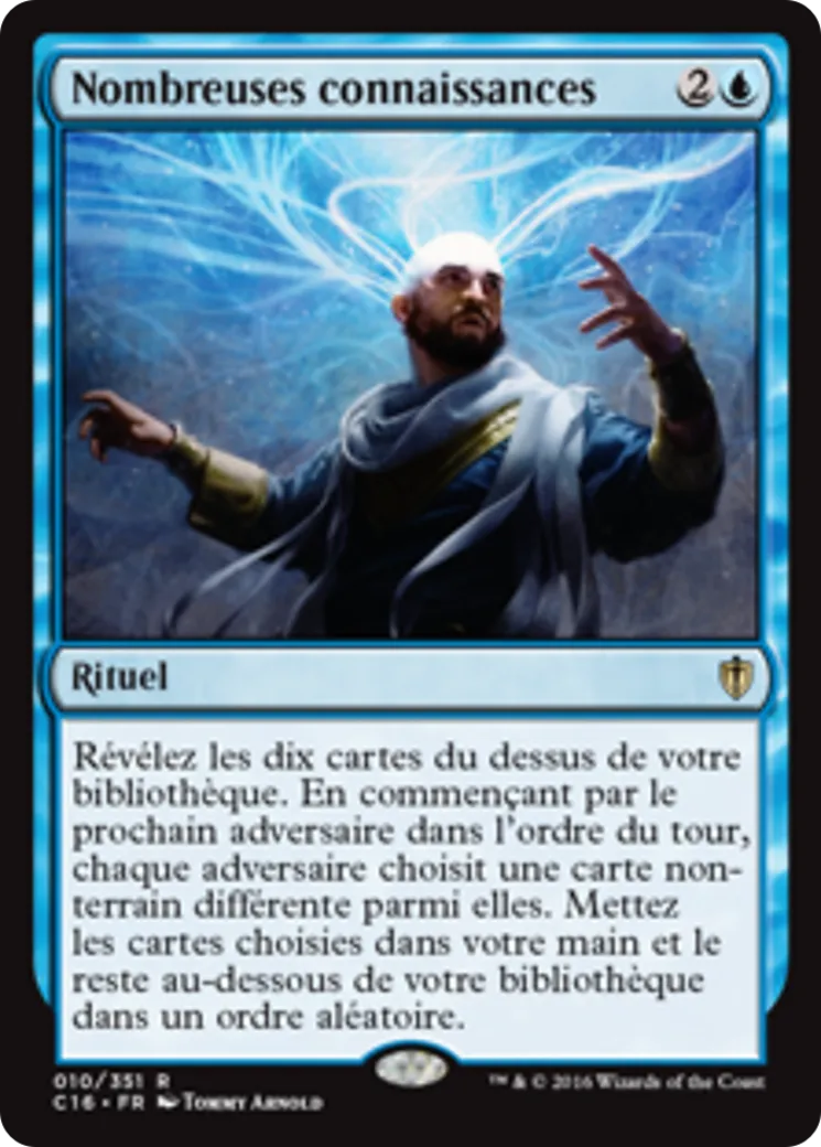 Nombreuses connaissances — Commander 2016 — Magic: The Gathering