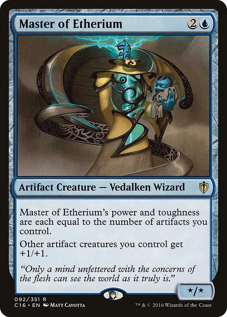 Master of Etherium from Commander 2016 - Magic: The Gathering
