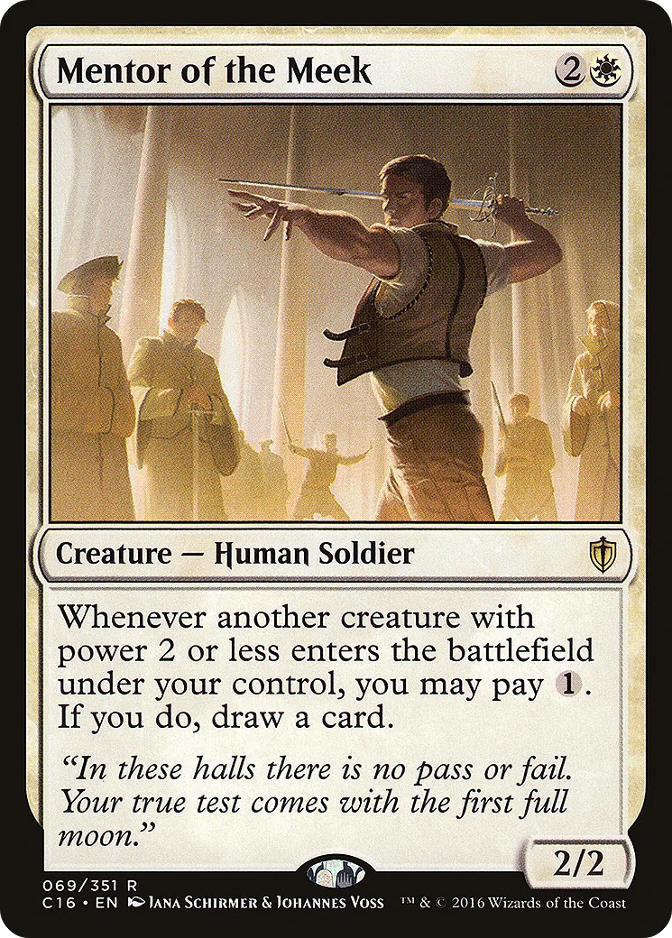 Mentor of the Meek — Commander 2016 — Magic: The Gathering