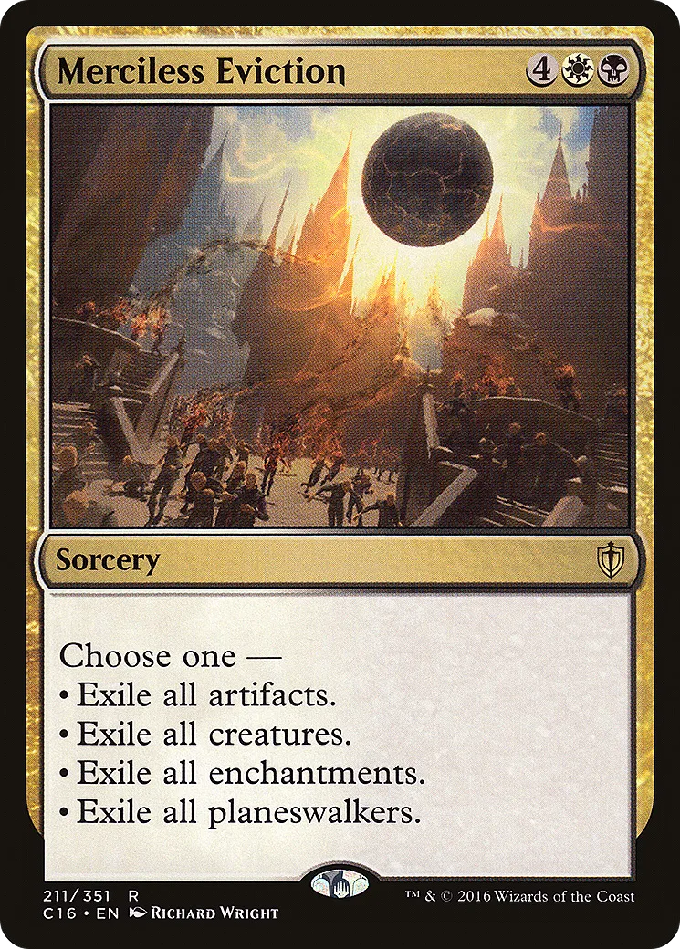 Merciless Eviction — Commander 2016 — Magic: The Gathering