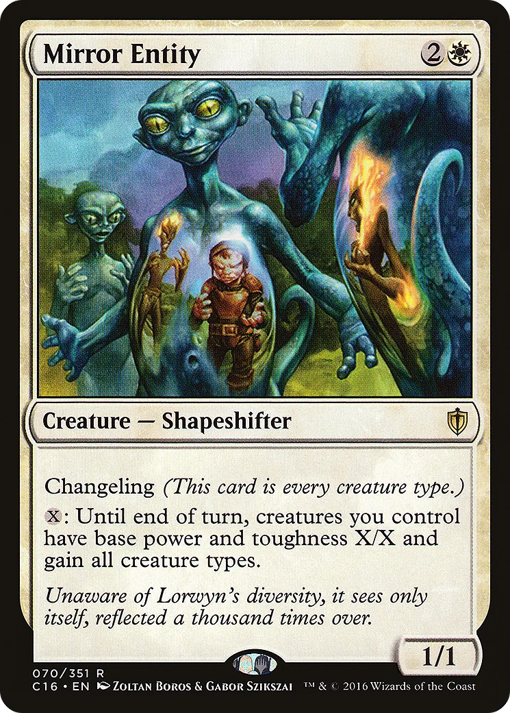 Mirror Entity — Commander 2016 — Magic: The Gathering