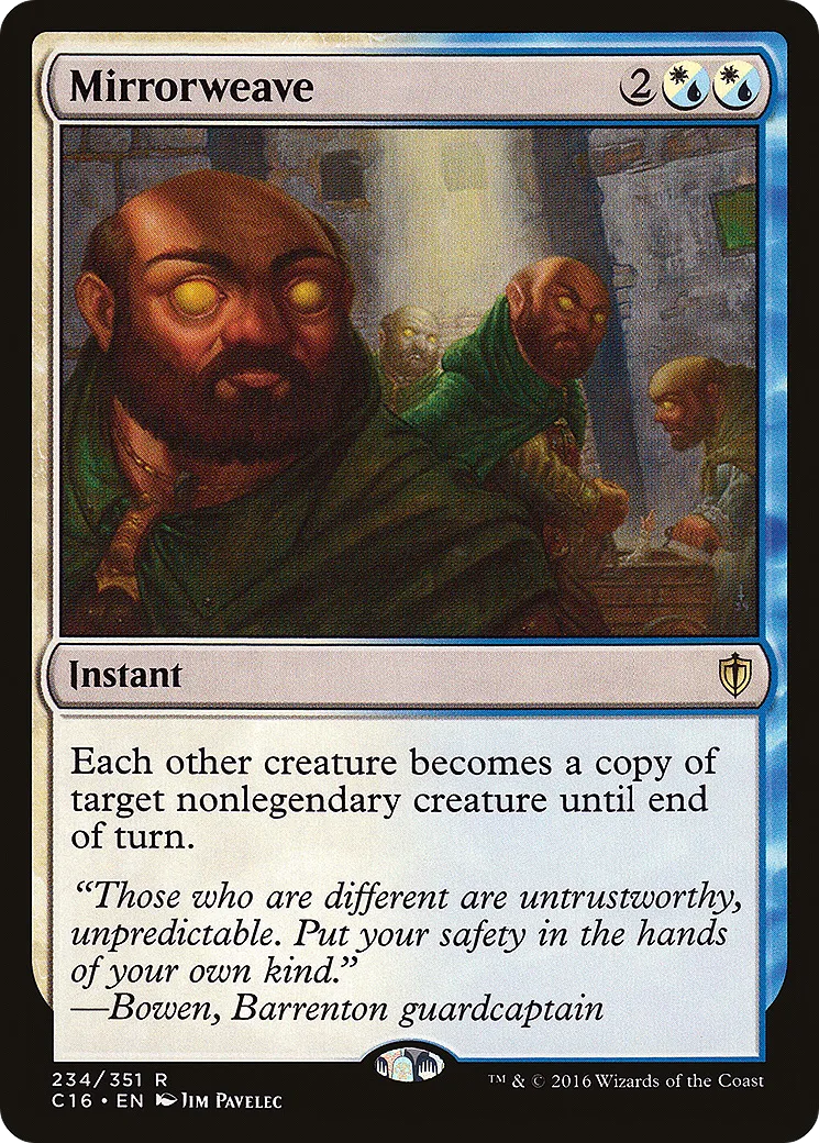 Mirrorweave from Commander 2016 - Magic: The Gathering