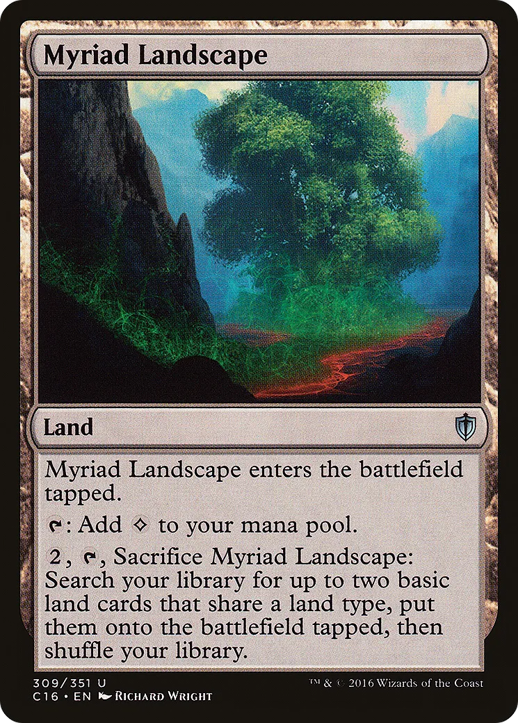 Myriad Landscape — Commander 2016 — Magic: The Gathering