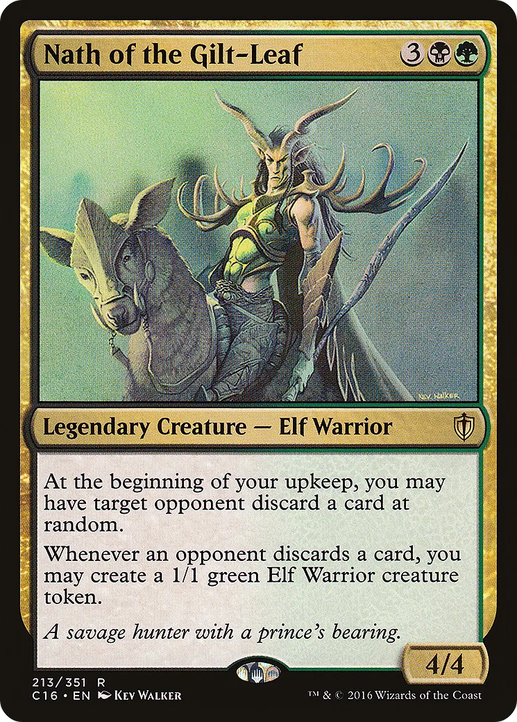 Nath of the Gilt-Leaf — Commander 2016 — Magic: The Gathering