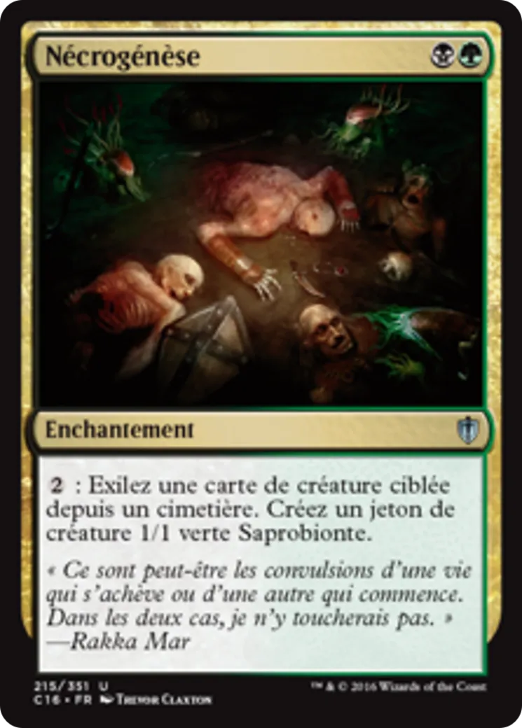 Nécrogénèse — Commander 2016 — Magic: The Gathering