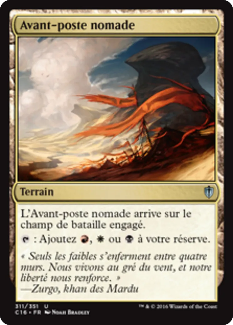 Avant-poste nomade — Commander 2016 — Magic: The Gathering