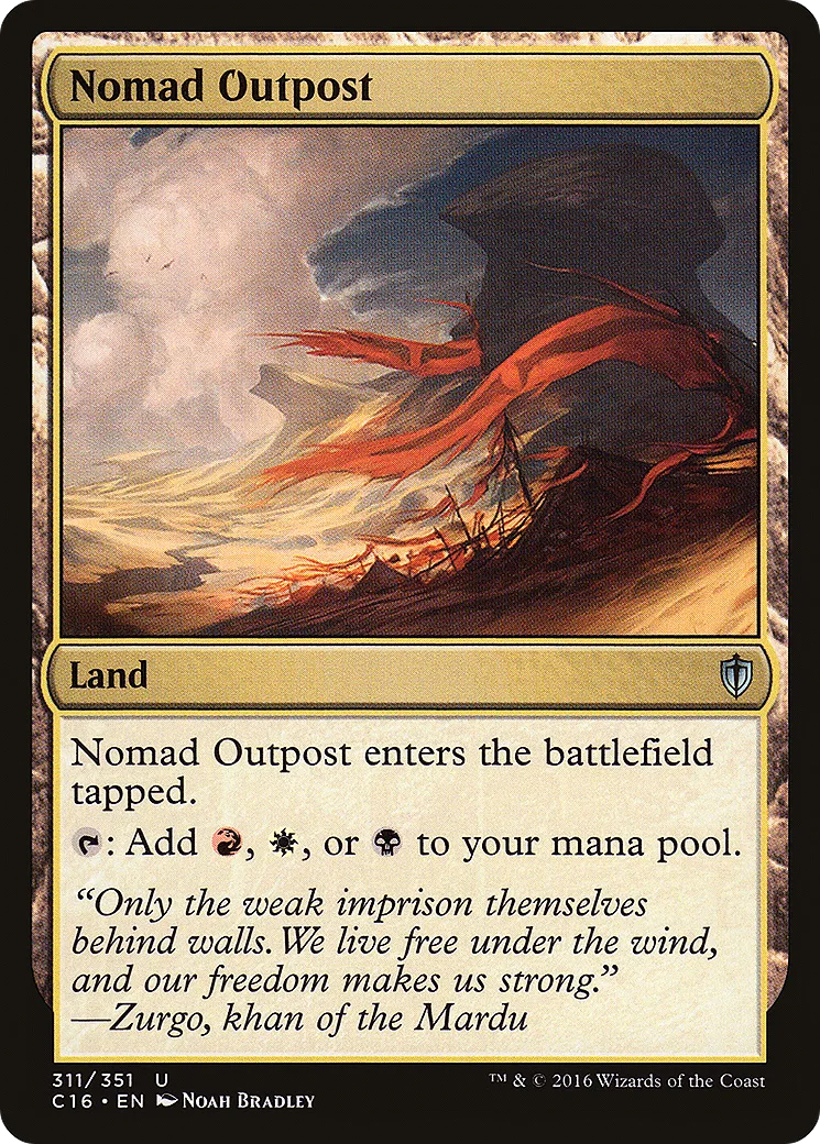 Nomad Outpost — Commander 2016 — Magic: The Gathering