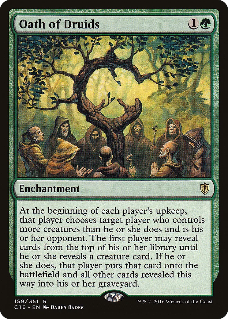 Serment des druides — Commander 2016 — Magic: The Gathering
