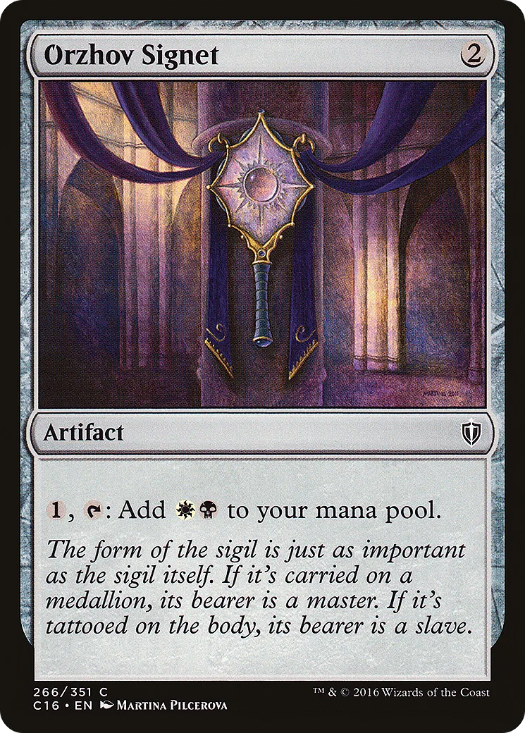 Cachet d'Orzhov — Commander 2016 — Magic: The Gathering
