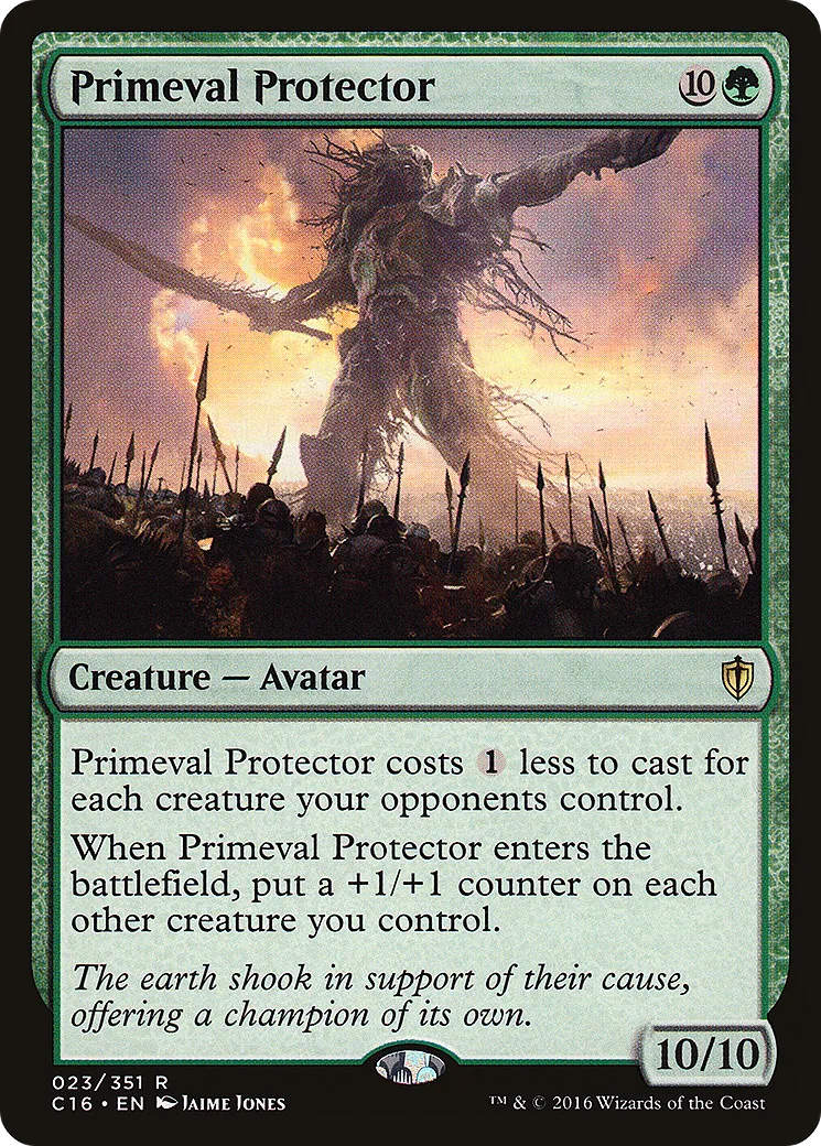 Primeval Protector — Commander 2016 — Magic: The Gathering