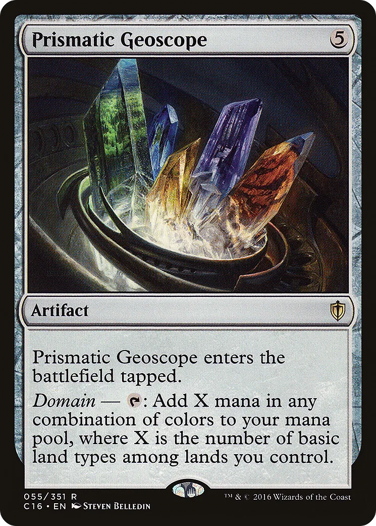 Prismatic Geoscope — Commander 2016 — Magic: The Gathering