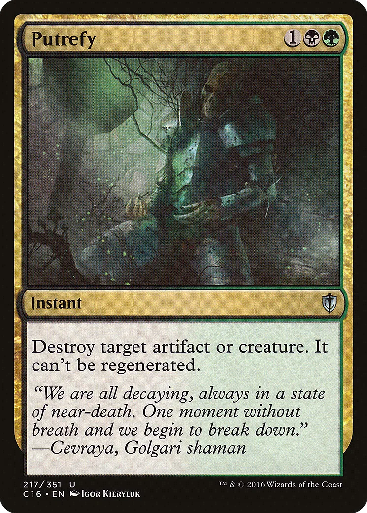 Putrefy — Commander 2016 — Magic: The Gathering
