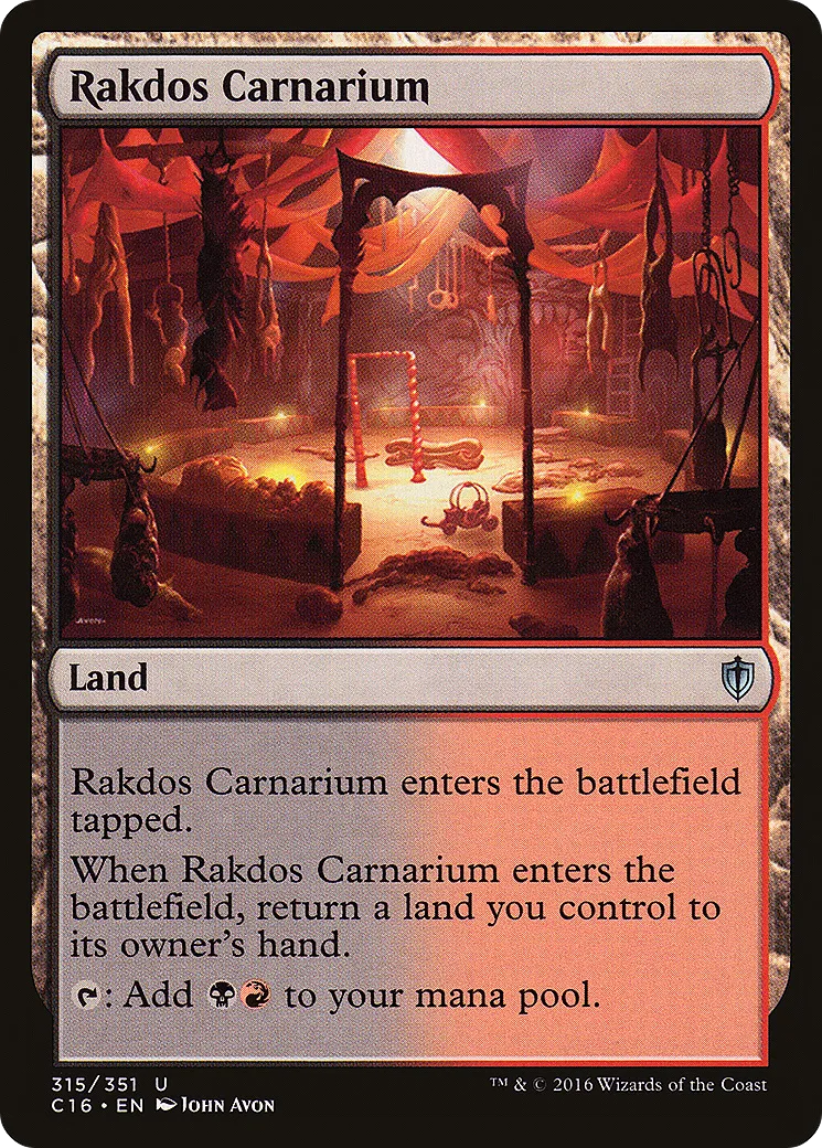 Rakdos Carnarium — Commander 2016 — Magic: The Gathering