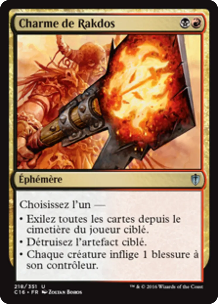Charme de Rakdos — Commander 2016 — Magic: The Gathering