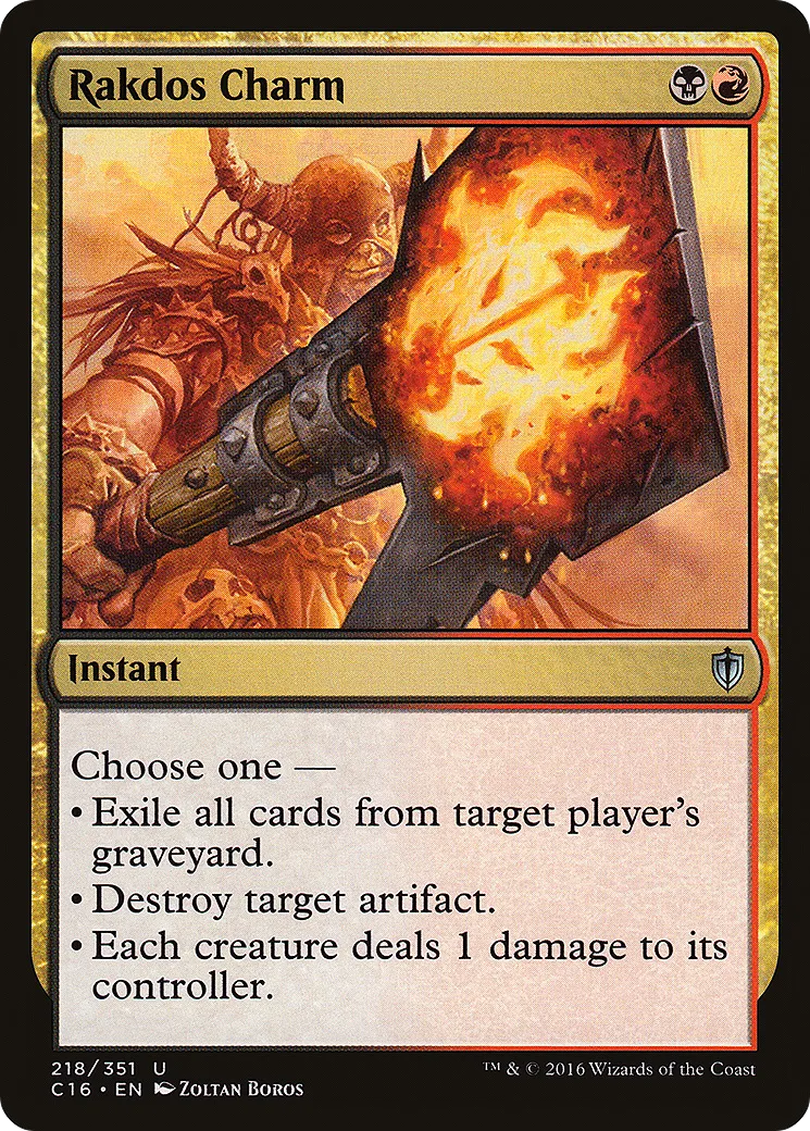 Rakdos Charm — Commander 2016 — Magic: The Gathering