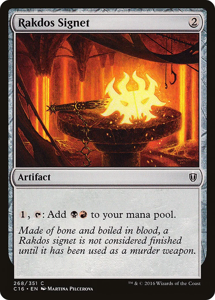 Rakdos Signet — Commander 2016 — Magic: The Gathering