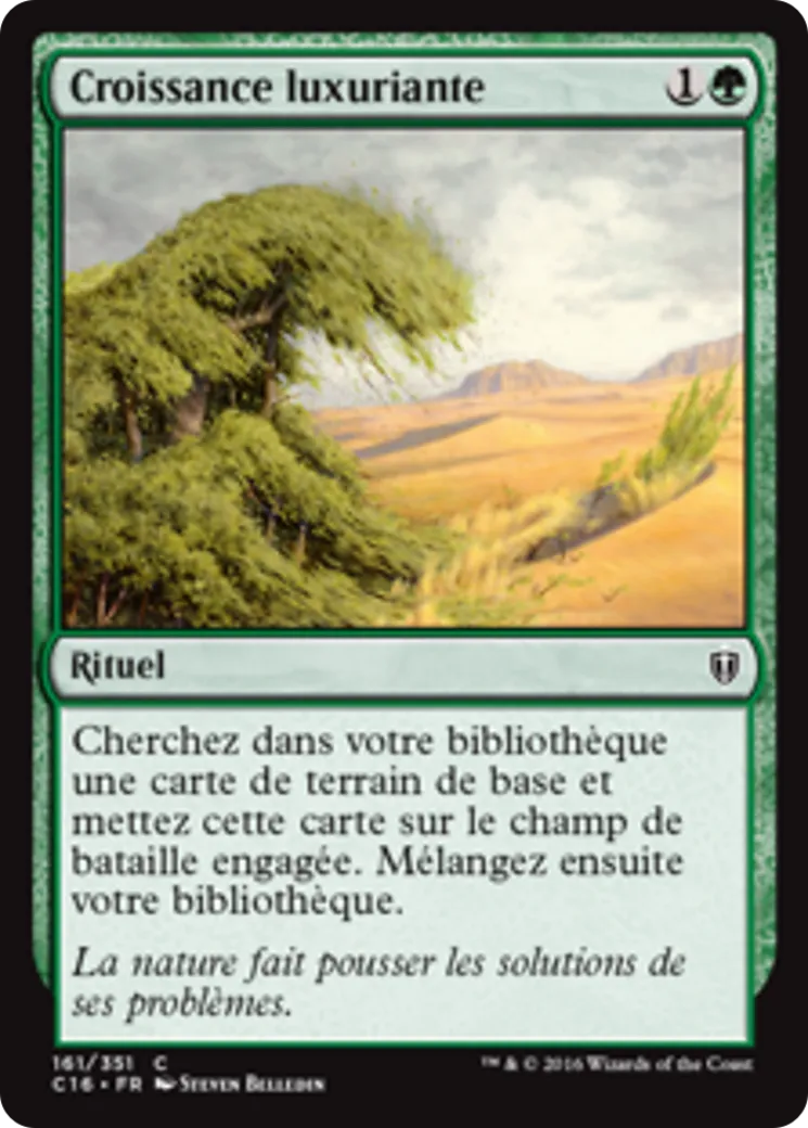 Croissance luxuriante — Commander 2016 — Magic: The Gathering