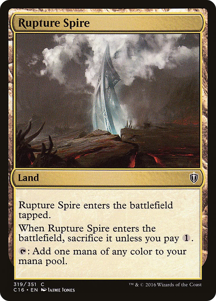 Rupture Spire — Commander 2016 — Magic: The Gathering
