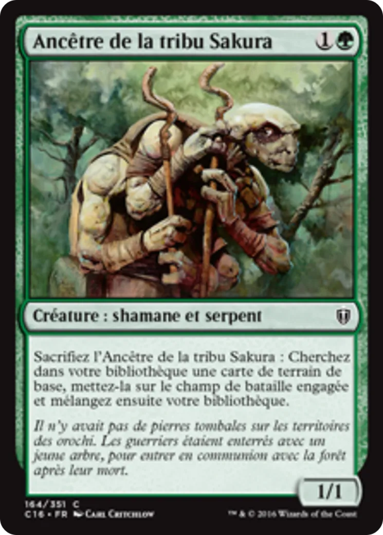 Ancêtre de la tribu Sakura from Commander 2016 - Magic: The Gathering