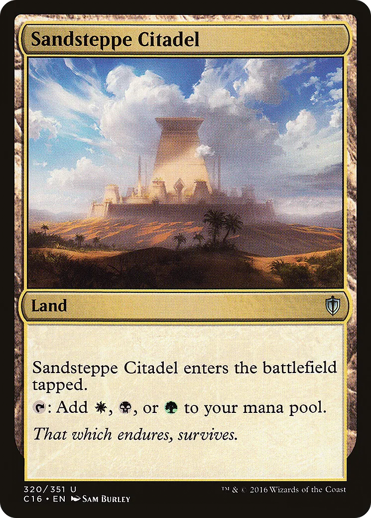 Sandsteppe Citadel — Commander 2016 — Magic: The Gathering