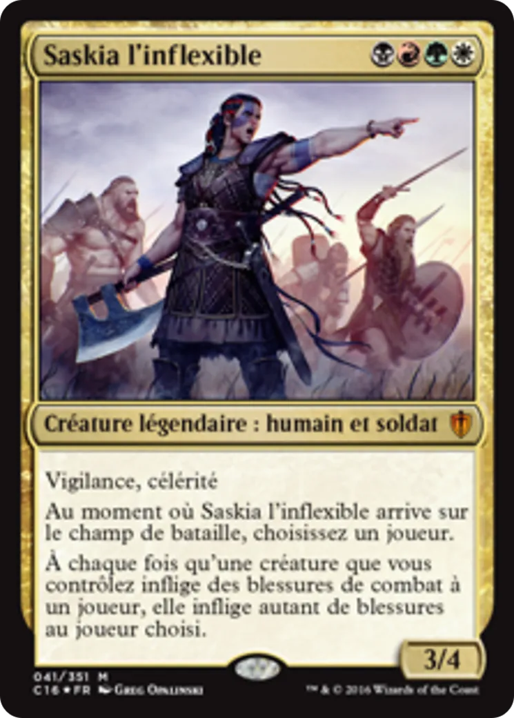Saskia l'inflexible — Commander 2016 — Magic: The Gathering