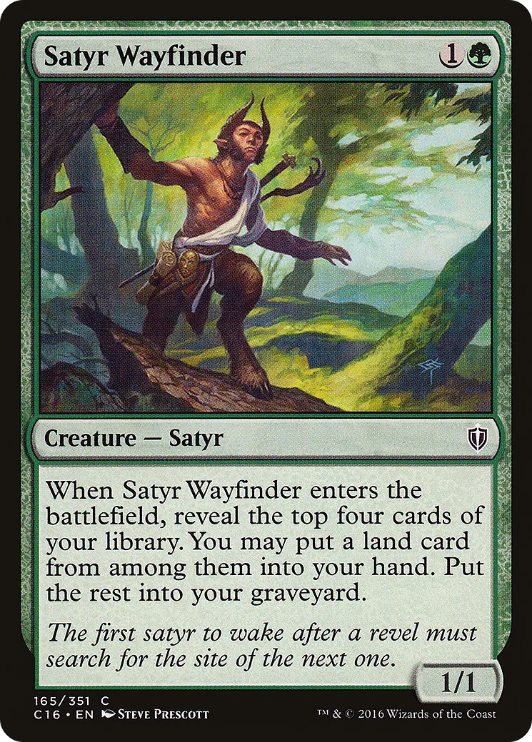 Satyr Wayfinder — Commander 2016 — Magic: The Gathering
