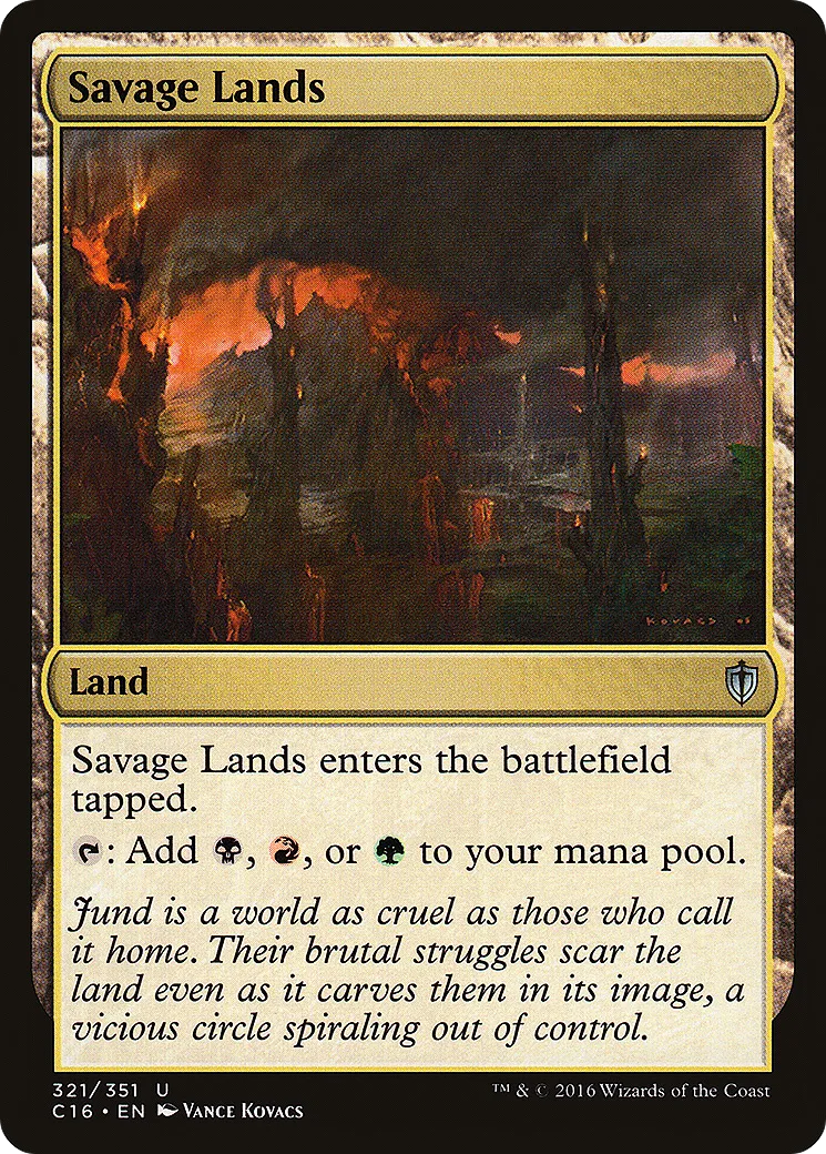 Savage Lands — Commander 2016 — Magic: The Gathering