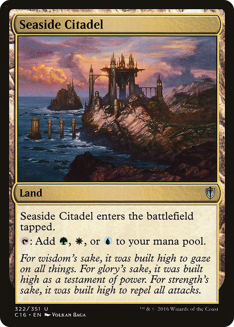 Seaside Citadel — Commander 2016 — Magic: The Gathering