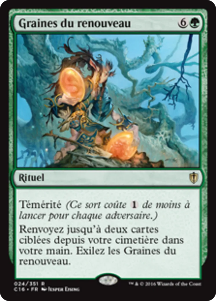 Graines du renouveau — Commander 2016 — Magic: The Gathering