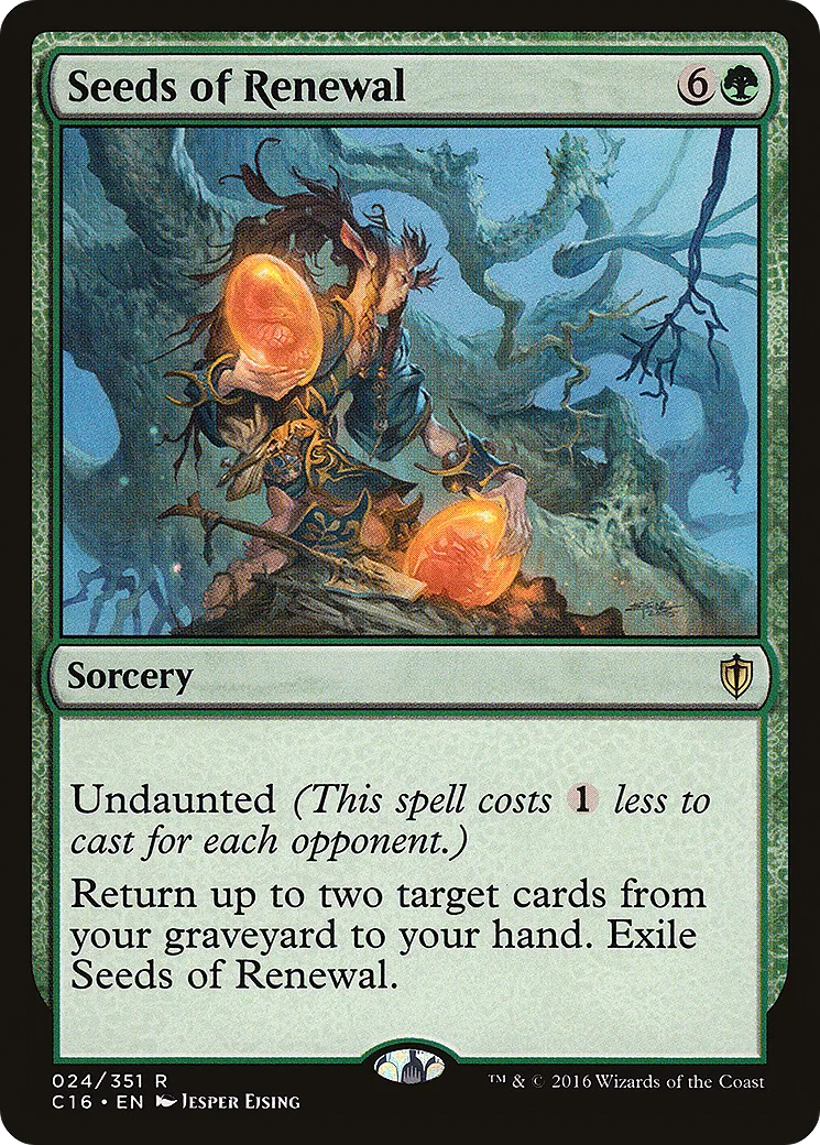 Seeds of Renewal — Commander 2016 — Magic: The Gathering
