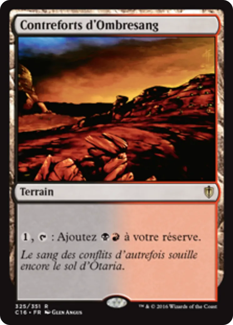 Contreforts d'Ombresang — Commander 2016 — Magic: The Gathering