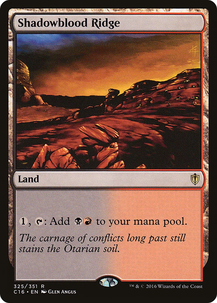 Shadowblood Ridge — Commander 2016 — Magic: The Gathering