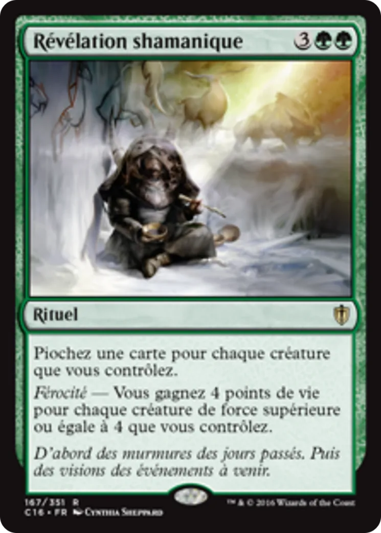 Révélation shamanique — Commander 2016 — Magic: The Gathering