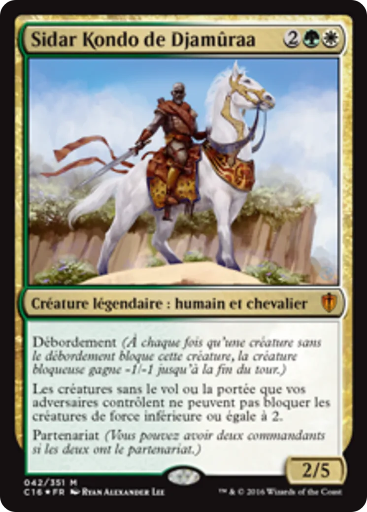 Sidar Kondo de Djamûraa — Commander 2016 — Magic: The Gathering