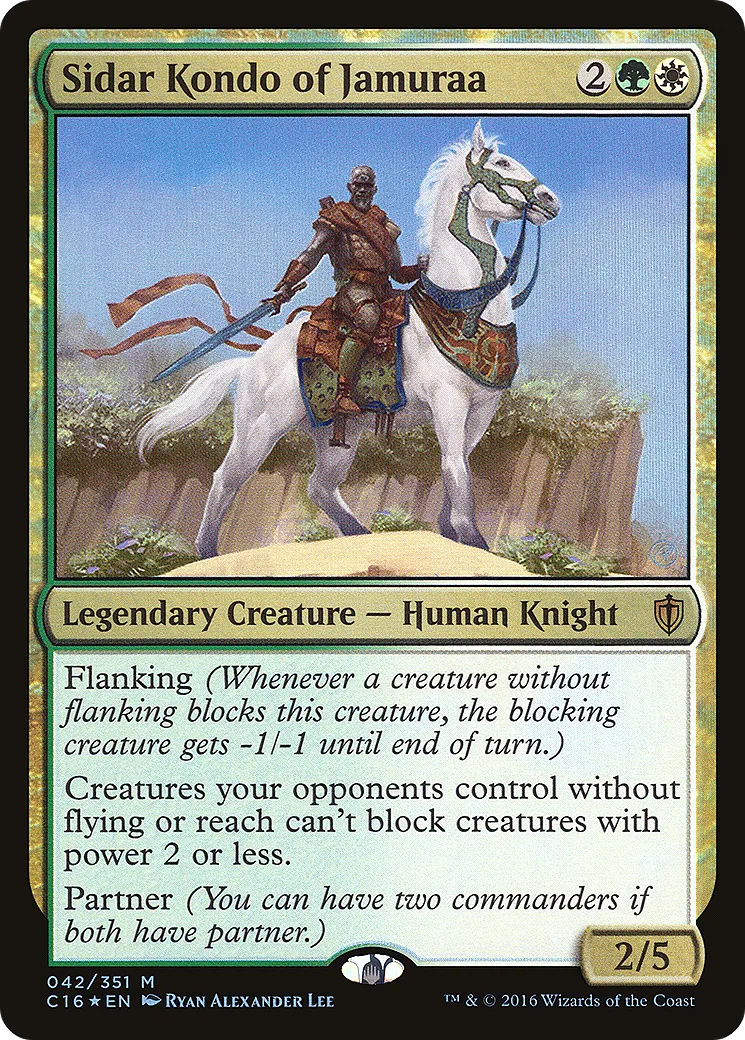 Sidar Kondo de Djamûraa — Commander 2016 — Magic: The Gathering