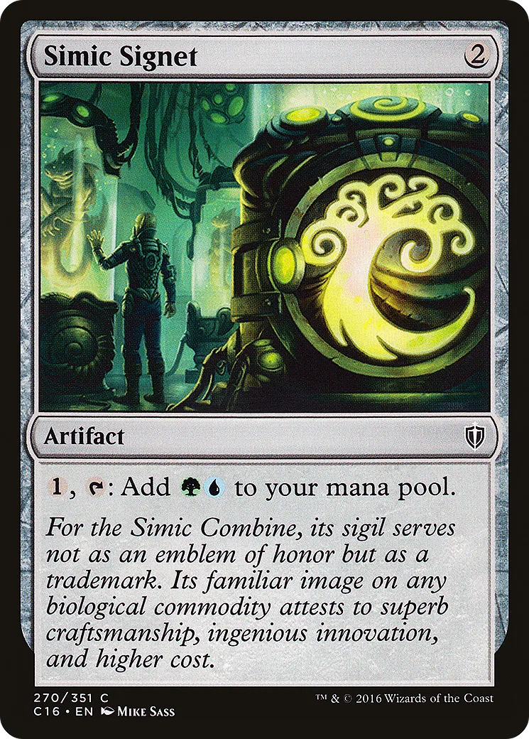 Simic Signet — Commander 2016 — Magic: The Gathering