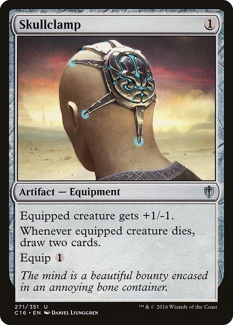 Skullclamp — Commander 2016 — Magic: The Gathering