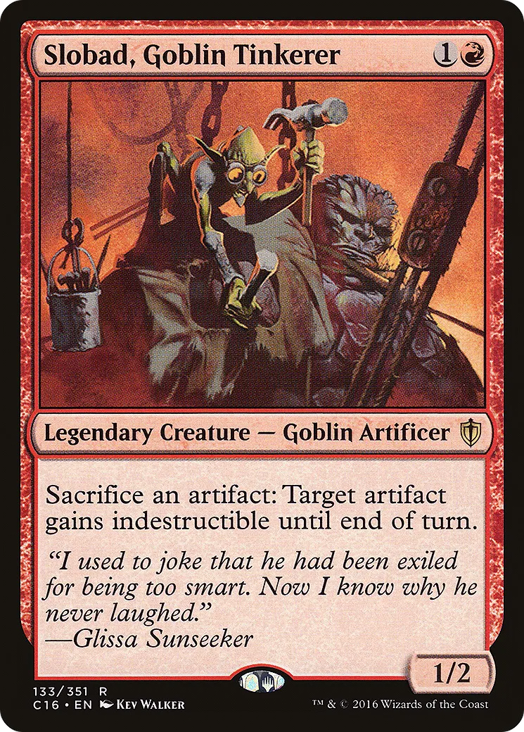 Slobad, Goblin Tinkerer — Commander 2016 — Magic: The Gathering