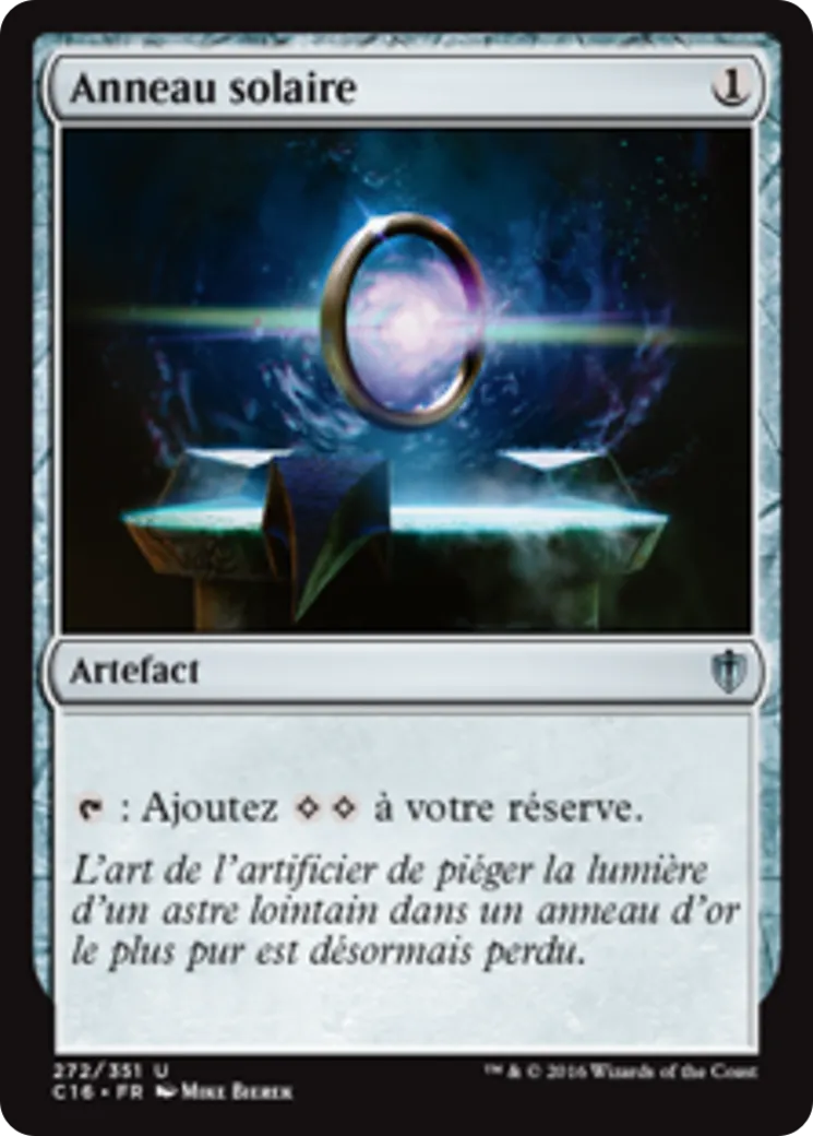 Anneau solaire — Commander 2016 — Magic: The Gathering