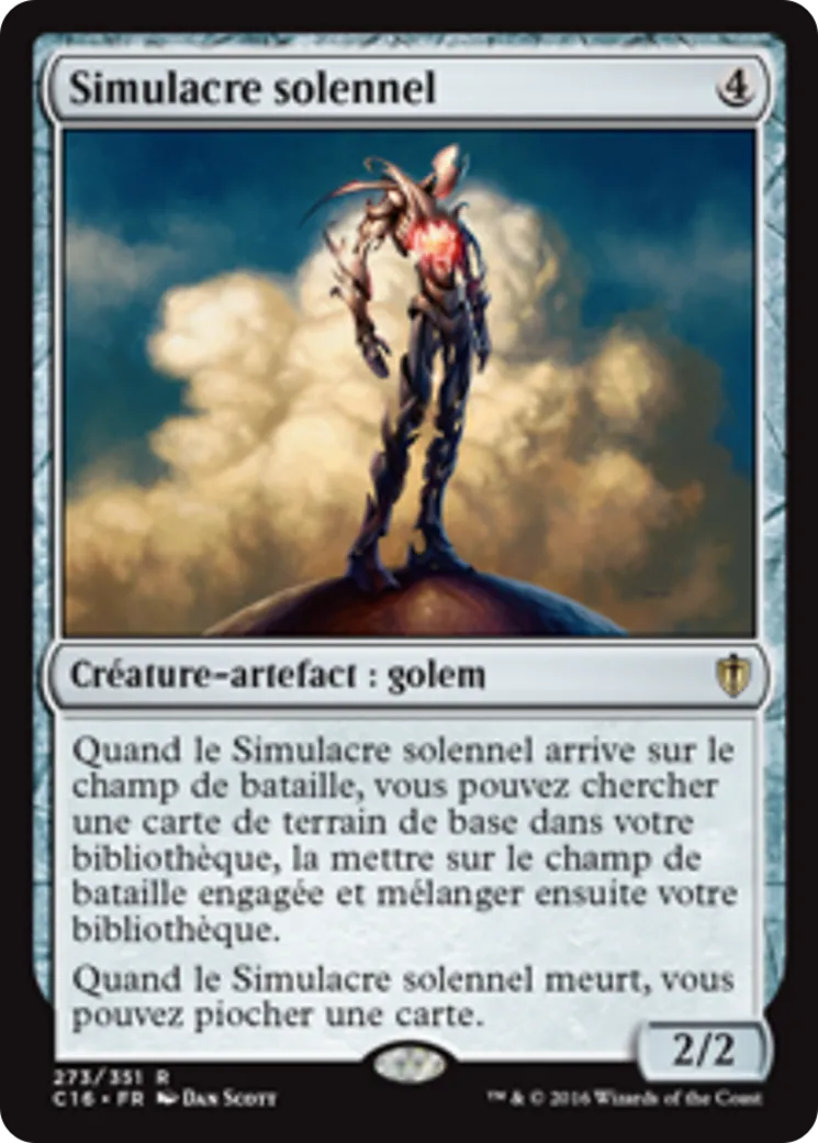 Simulacre solennel — Commander 2016 — Magic: The Gathering